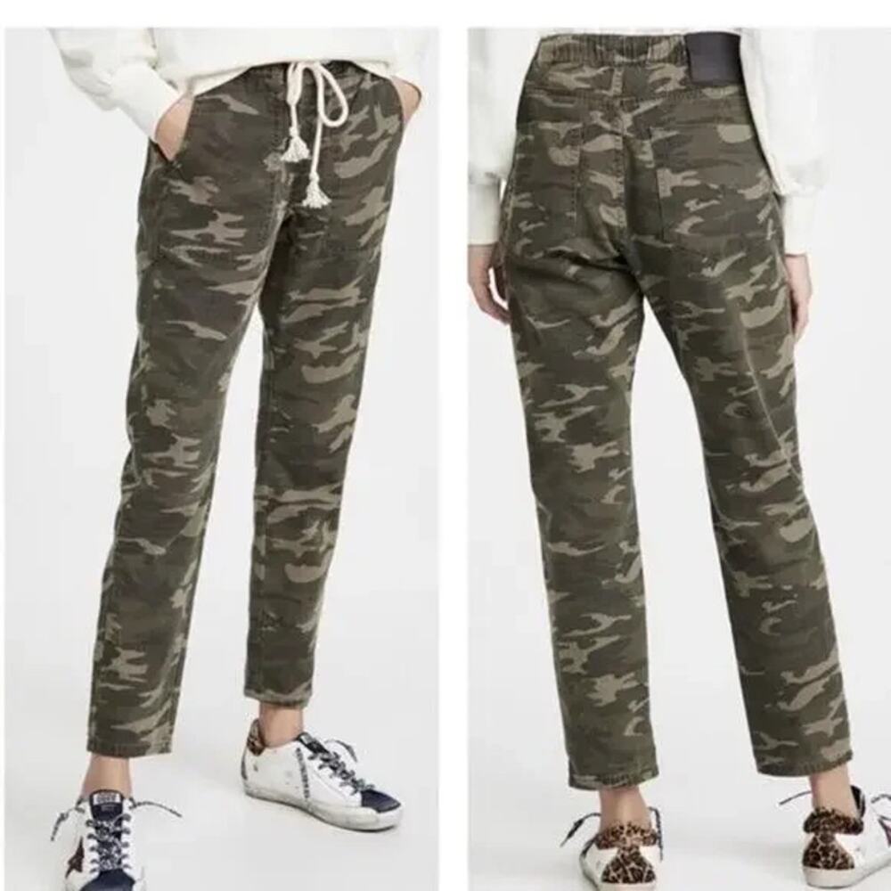 Oneâ Teaspoon Pants Womens XS NWT Shabbies Green Camo High Rise Utility Military